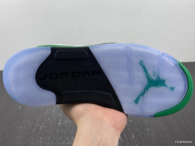 Air Jordan DD9336-103 Green WMNS 5 Lucky 1001